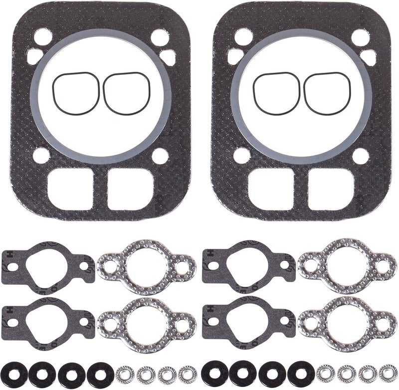 BEONEO Cylinder Head Gasket Kit 2 Pack for Kohler 24-841-04S, 24 841 03S Kohler CH25 CH730 CH740 CH750 CV25 CV26 Engine Head Gasket - Image 1